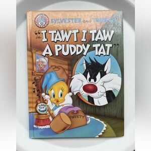 I Tawt I Taw A Puddy Tat Sylvester & Tweety Looney Tunes Hardcover 1990 Vintage
